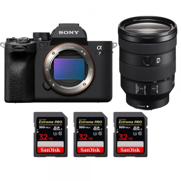 Sony A7 IV + FE 24-105mm f/4 G OSS + 3 SanDisk 32GB Extreme PRO UHS-II SDXC 300 MB/s - Appareil Photo Hybride-1