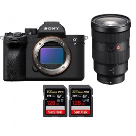 Sony A7 IV + FE 24-70mm f/2.8 GM + 2 SanDisk 128GB Extreme PRO UHS-II SDXC 300 MB/s - Cámara mirrorless-1