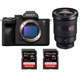 Sony A7 IV + FE 16-35mm f/2.8 GM + 2 SanDisk 32GB Extreme PRO UHS-II SDXC 300 MB/s - Cámara mirrorless-1