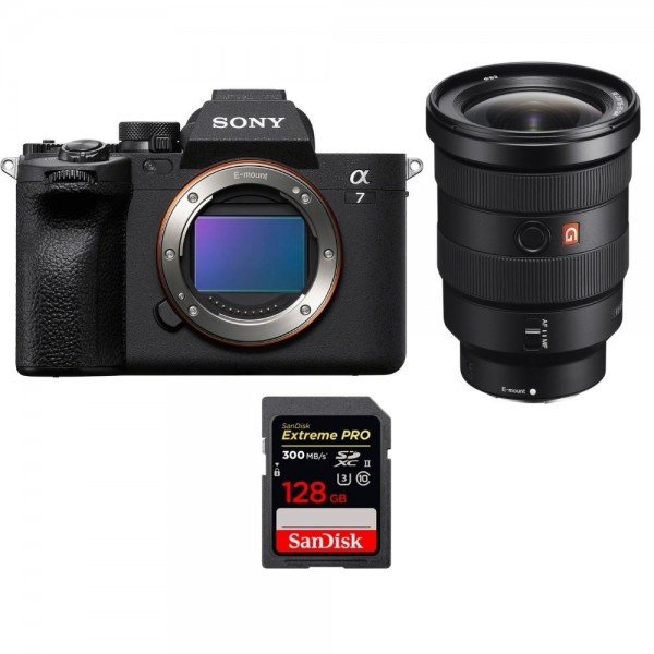 Sony A7 IV + FE 16-35mm f/2.8 GM + 1 SanDisk 128GB Extreme PRO UHS-II SDXC 300 MB/s - Cámara mirrorless|MCZ DIRECT