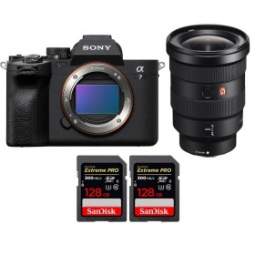 Sony A7 IV + FE 16-35mm f/2.8 GM + 2 SanDisk 128GB Extreme PRO UHS-II SDXC 300 MB/s - Cámara mirrorless-1