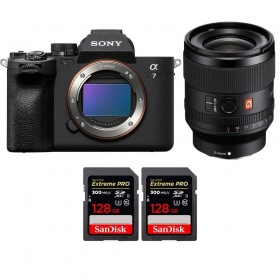 Sony A7 IV + FE 35mm f/1.4 GM + 2 SanDisk 128GB Extreme PRO UHS-II SDXC 300 MB/s - Cámara mirrorless-1