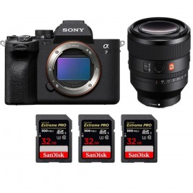 Sony A7 IV + FE 50mm f/1.2 GM + 3 SanDisk 32GB Extreme PRO UHS-II SDXC 300 MB/s - Cámara mirrorless-1