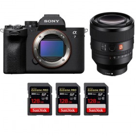 Sony A7 IV + FE 50mm f/1.2 GM + 3 SanDisk 128GB Extreme PRO UHS-II SDXC 300 MB/s - Cámara mirrorless-1