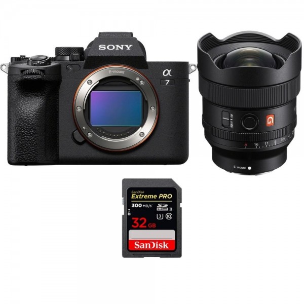 Sony A7 IV + FE 14mm f/1.8 GM + 1 SanDisk 32GB Extreme PRO UHS-II SDXC 300 MB/s - Cámara mirrorless-1