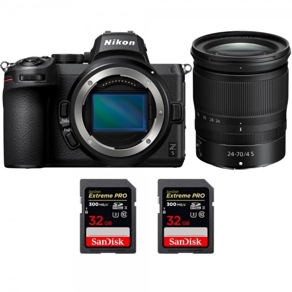 Nikon Z5 + Z 24-70mm f/4 S + 2 SanDisk 32GB Extreme PRO UHS-II SDXC 300 MB/s-1