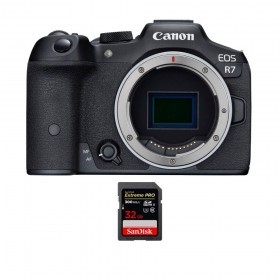 Canon EOS R7 + 1 SanDisk 32 GB Extreme PRO UHS-II SDXC 300 MB/s - Dispositivo fotográfico híbrido-1