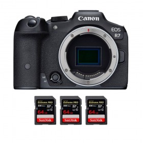 Canon EOS R7 + 3 SanDisk 64GB Extreme PRO UHS-II SDXC 300 MB/s - Appareil Photo Hybride-1