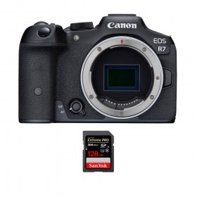 Canon EOS R7 + 1 SanDisk 128GB Extreme PRO UHS-II SDXC 300 MB/s - Cámara híbrida-1