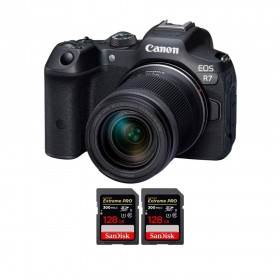 Canon EOS R7 + RF-S 18-150mm STM + 2 SanDisk 128GB Extreme PRO UHS-II SDXC 300 MB/s - Appareil Photo Hybride-1