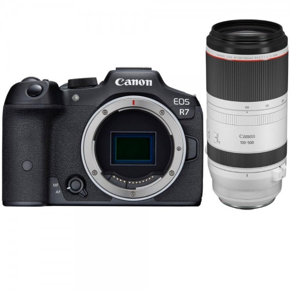 Canon EOS R7 + RF 100-500mm F4.5-7.1 L IS USM - Mirrorless APS-C camera