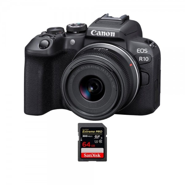 Canon Cámara sin espejo EOS R10, incluye RF-S  