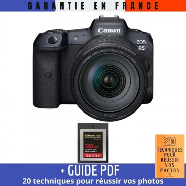 Canon EOS R5 + RF 24-105mm f/4L IS USM + SanDisk 128GB Extreme PRO CFexpress Type B|MCZ DIRECT