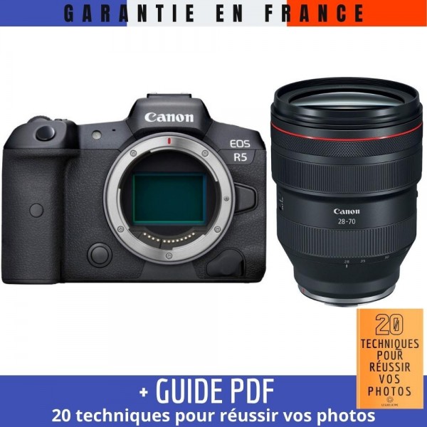 Canon R5 + RF 28-70mm F2L USM - Appareil Photo Professionnel|MCZ DIRECT