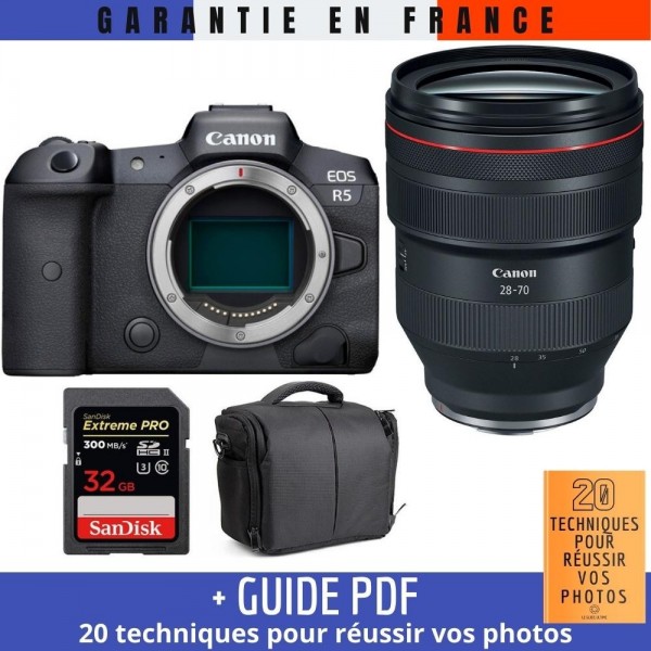 Canon EOS R5 + RF 28-70mm f/2L USM + SanDisk 32GB Extreme PRO UHS-II SDXC 300 MB/s + Bag-2