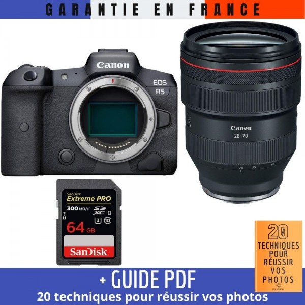 Canon EOS R5 + RF 28-70mm f/2L USM + SanDisk 64GB Extreme PRO UHS-II SDXC 300 MB/s|MCZ DIRECT