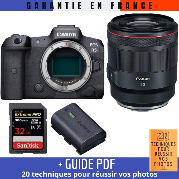 Canon EOS R5 + RF 50mm f/1.2L USM + SanDisk 32GB Extreme PRO UHS-II SDXC 300 MB/s + Canon LP-E6NH-2