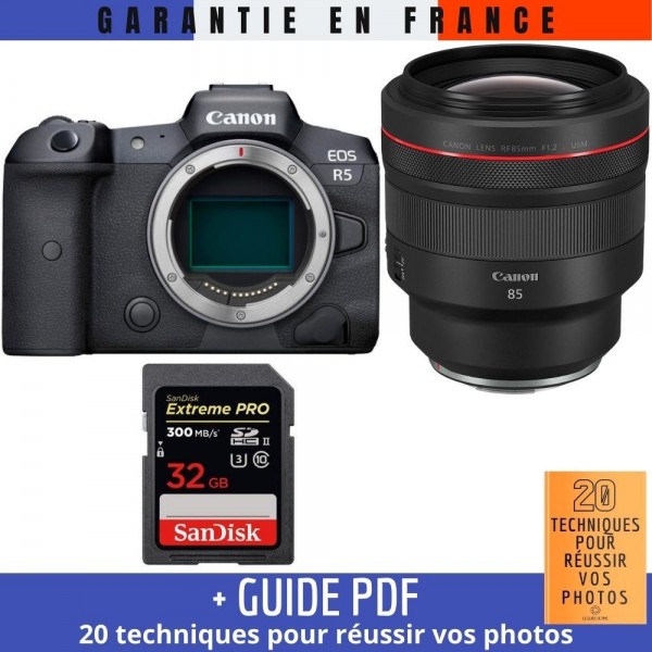 Canon EOS R5 + RF 85mm f/1.2L USM + SanDisk 32GB Extreme PRO UHS-II SDXC 300 MB/s|MCZ DIRECT