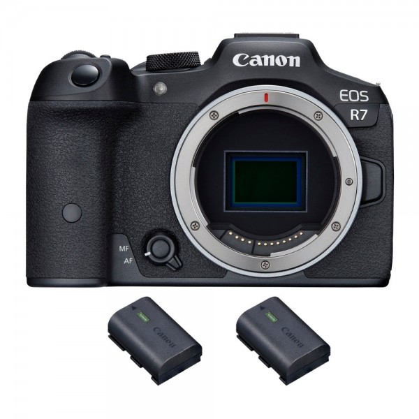 Canon EOS R7 + 2 Canon LP-E6NH - Hybrid Camera-1