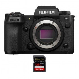 Fujifilm X-H2S + 1 SanDisk 128GB Extreme PRO UHS-II SDXC 300 MB/s - Appareil Photo APS-C-1