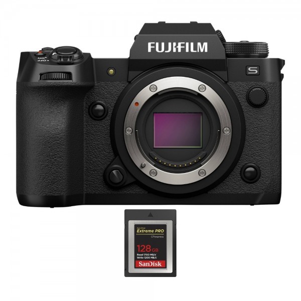 Fujifilm X-H2S + 1 SanDisk Extreme PRO CFexpress Tipo B de 128 GB - Dispositivo fotográfico APS-C-1