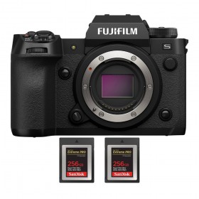 Fujifilm X-H2S + 2 SanDisk 256GB Extreme PRO CFexpress Type B - APS-C Mirrorless Camera-1
