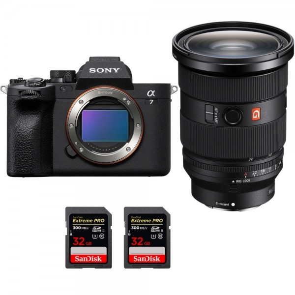 Sony Alpha 7 IV + FE 24-70mm f/2.8 GM II + 2 SanDisk 32GB Extreme PRO UHS-II SDXC 300 MB/s - Cámara mirrorless-1