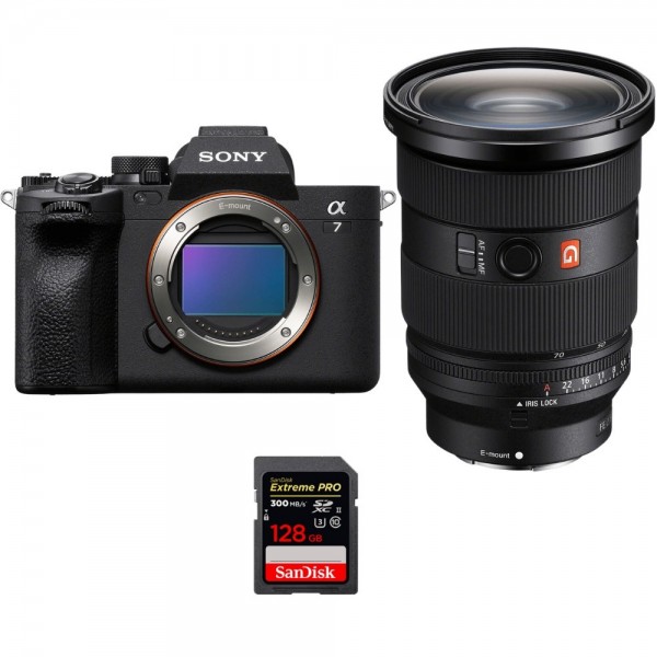 Sony Alpha 7 IV + FE 24-70mm f/2.8 GM II + 1 SanDisk 128GB Extreme PRO UHS-II SDXC 300 MB/s - Cámara mirrorless|MCZ DIRECT