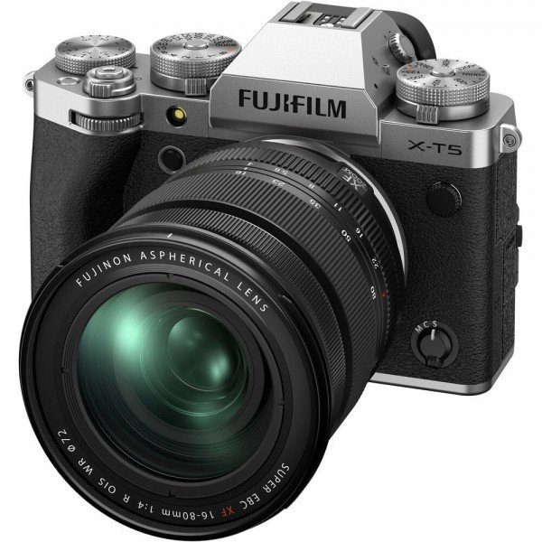 Fujifilm X-T5 + 16-80mm f/4 R OIS WR (Silver) - Appareil Photo APS-C|MCZ DIRECT