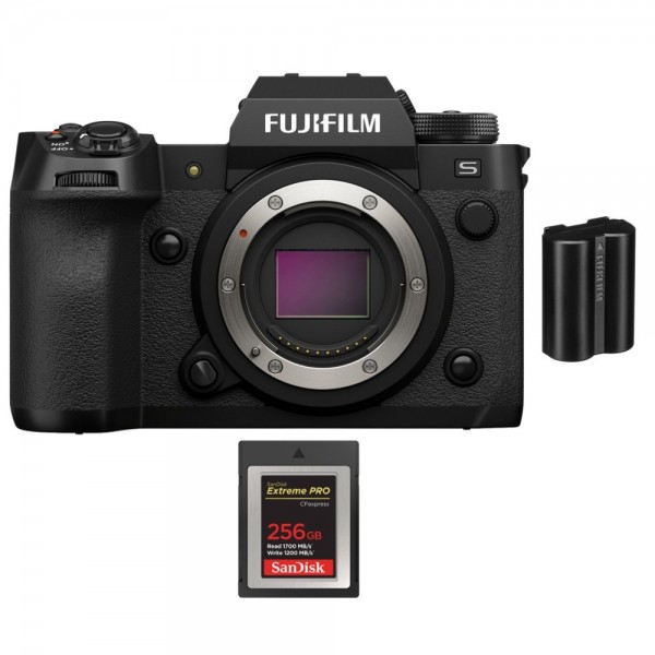 Fujifilm X-H2S + 1 SanDisk 256 GB Extreme PRO CFexpress Tipo B + 1 Fujifilm NP-W235 - Dispositivo fotográfico APS-C-1