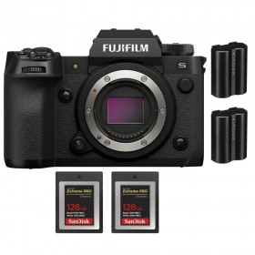 Fujifilm X-H2S + 2 SanDisk 128GB Extreme PRO CFexpress Type B + 2 Fujifilm NP-W235 - APS-C Mirrorless Camera-1