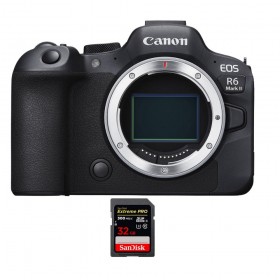 Canon EOS R6 Mark II + 1 SanDisk 32GB Extreme PRO UHS-II SDXC 300 MB/s - Appareil hybride Plein Format-1