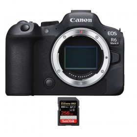 Canon EOS R6 Mark II + 1 SanDisk 256GB Extreme PRO UHS-II SDXC 300 MB/s - Full Frame Mirrorless Camera-1