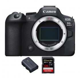 Canon EOS R6 Mark II + 1 SanDisk 128GB Extreme PRO UHS-II 300 MB/s + 1 Canon LP-E6NH - Full Frame Mirrorless Camera-1