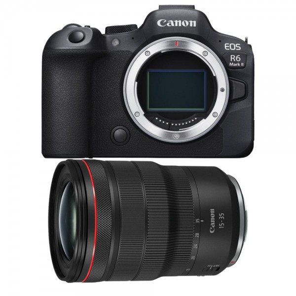 Canon EOS R6 Mark II + RF 15-35mm f/2.8 L IS USM - Dispositivo híbrido de formato completo|MCZ DIRECT