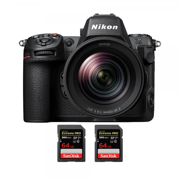 Nikon Z8 + Z 24-120mm F4 S + 2 SanDisk 64GB Extreme PRO UHS-II SDXC 300 MB/s-1