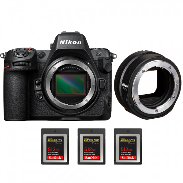 Nikon Z8 + FTZ II + 3 SanDisk 512GB Extreme PRO CFexpress Type B-1