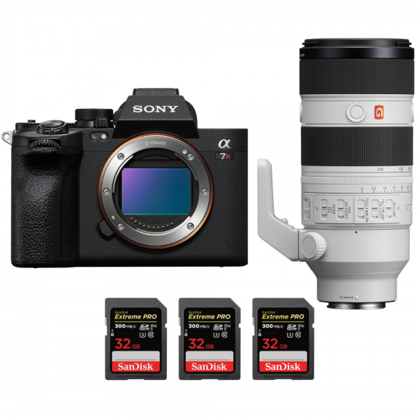 Sony A7R V + FE 70-200mm f/2.8 GM OSS II + 3 SanDisk 32GB Extreme PRO UHS-II SDXC 300 MB/s - Appareil Photo Hybride-1