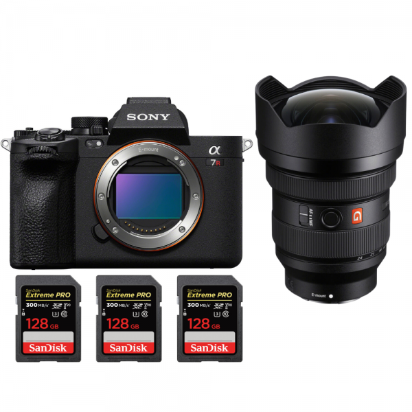 Sony A7R V + FE 12-24mm f/2.8 GM + 3 SanDisk 128GB Extreme PRO UHS-II SDXC 300 MB/s - Appareil Photo Hybride-1