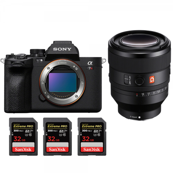 Sony A7R V + FE 50mm f/1.2 GM + 3 SanDisk 32GB Extreme PRO UHS-II SDXC 300 MB/s - Appareil Photo Hybride-1