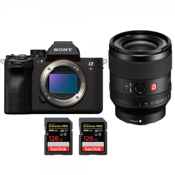 Sony A7R V + FE 35mm f/1.4 GM + 2 SanDisk 128GB Extreme PRO UHS-II SDXC 300 MB/s - Appareil Photo Hybride-1