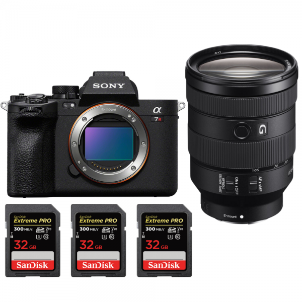 Sony A7R V + FE 24-105mm f/4 G OSS + 3 SanDisk 32GB Extreme PRO UHS-II SDXC 300 MB/s-1