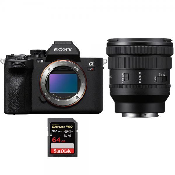 Sony A7R V + FE PZ 16-35 mm f/4 G + 1 SanDisk Extreme PRO UHS-II SDXC de 64 GB a 300 MB/s - Dispositivo fotográfico híbrido-1