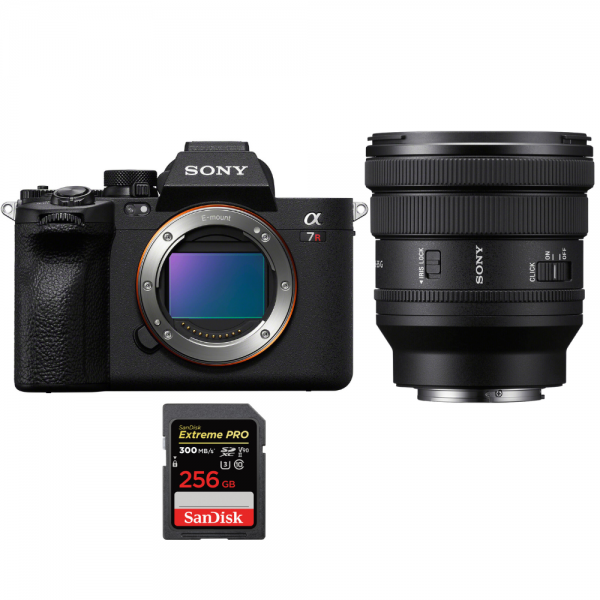 Sony A7R V + FE PZ 16-35 mm f/4 G + 1 SanDisk Extreme PRO UHS-II SDXC de 256 GB a 300 MB/s - Dispositivo fotográfico híbrido-1