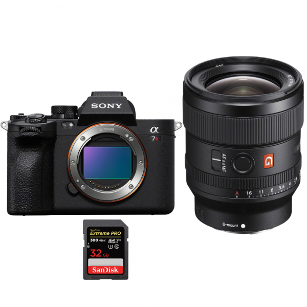 Sony A7R V + FE 24 mm f/1,4 GM + 1 SanDisk 32 GB Extreme PRO UHS-II SDXC 300 MB/s - Cámara mirrorless|MCZ DIRECT