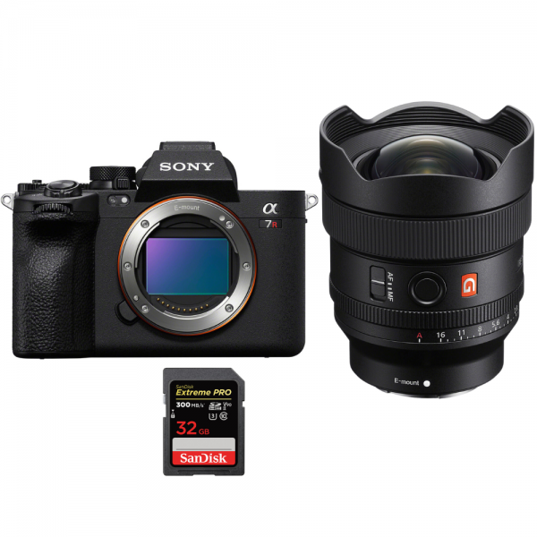 Sony A7R V + FE 14 mm f/1,8 GM + 1 SanDisk Extreme PRO UHS-II SDXC de 32 GB a 300 MB/s - Dispositivo fotográfico híbrido-1