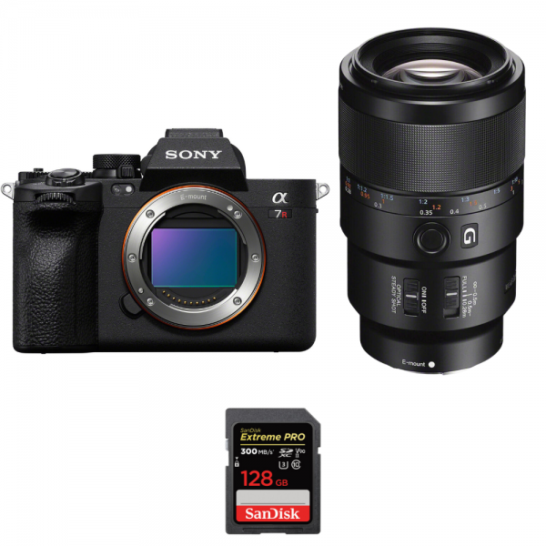 Sony A7R V + FE 90mm f/2.8 Macro G OSS + 1 SanDisk 128GB Extreme PRO UHS-II SDXC 300 MB/s - Appareil Photo Hybride-1