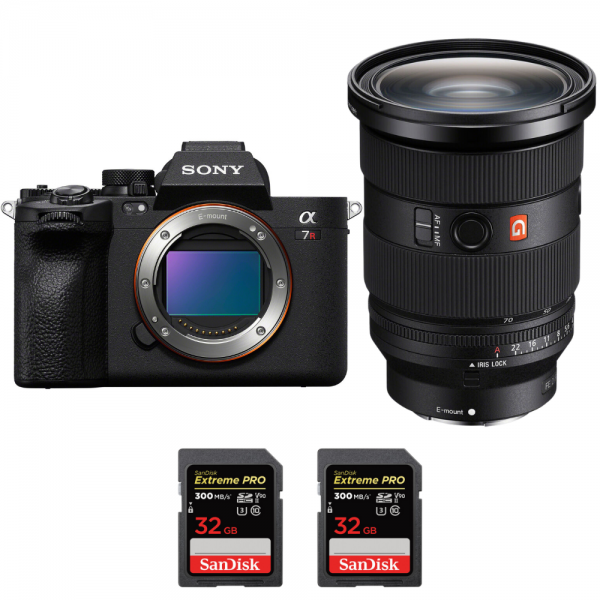 Sony A7R V + FE 24-70mm f/2.8 GM II + 2 SanDisk 32GB Extreme PRO UHS-II SDXC 300 MB/s - Appareil Photo Hybride-1