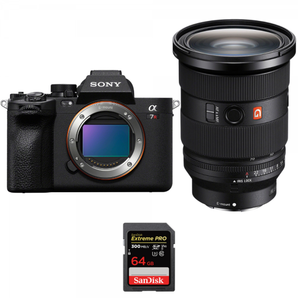 Sony A7R V + FE 24-70mm f/2.8 GM II + 1 SanDisk 64GB Extreme PRO UHS-II SDXC 300 MB/s - Appareil Photo Hybride|MCZ DIRECT