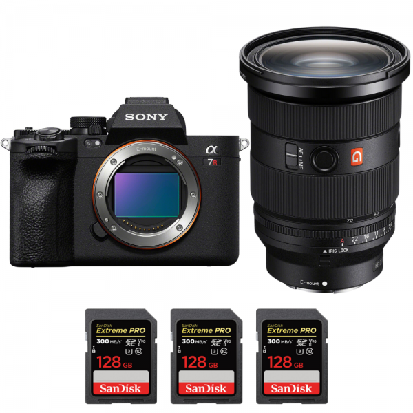 Sony A7R V + FE 24-70mm f/2.8 GM II + 3 SanDisk 128GB Extreme PRO UHS-II SDXC 300 MB/s - Appareil Photo Hybride-1